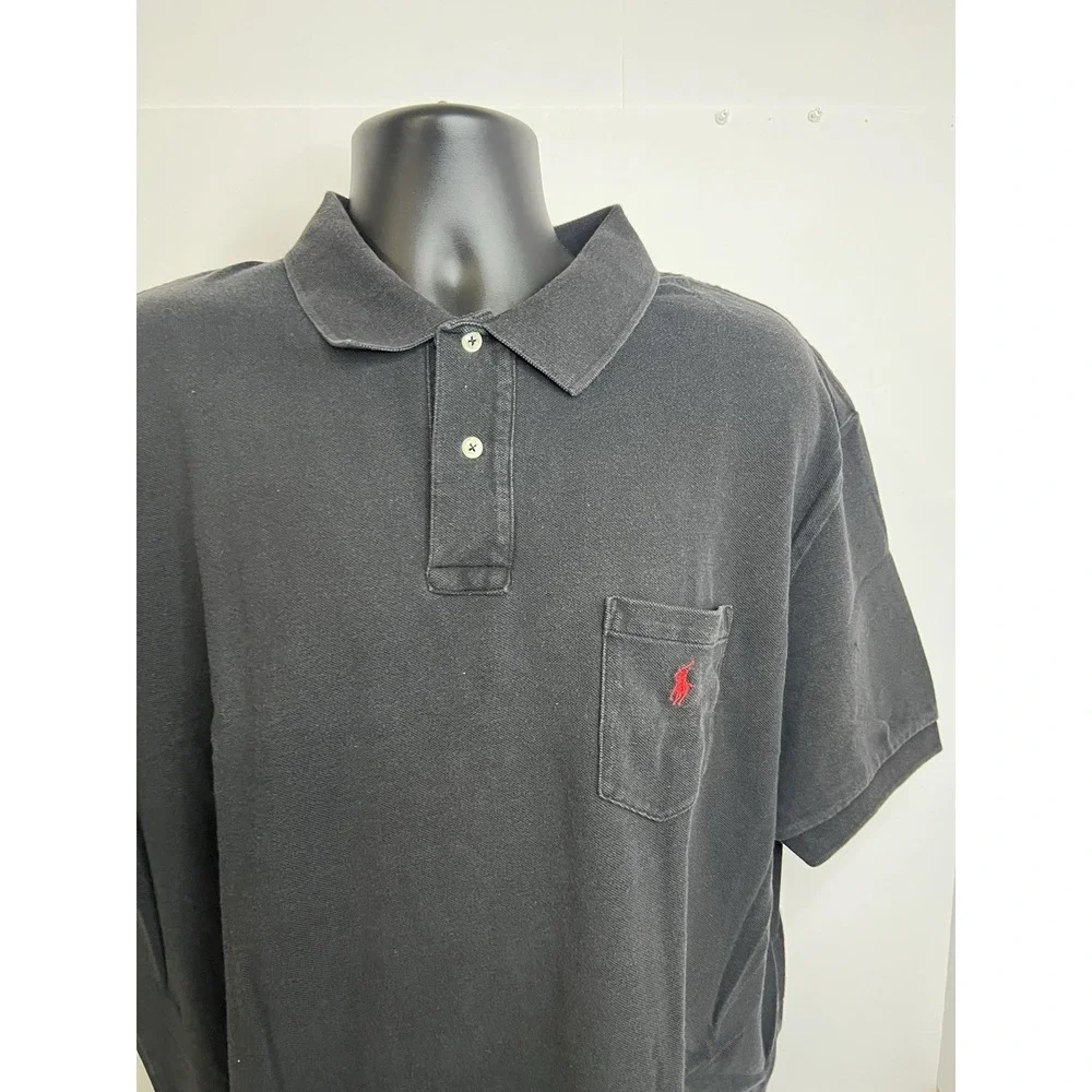 Polo Ralph‎ Lauren Men's XXL Shirt Short-sleeve Button-up Classic Black
